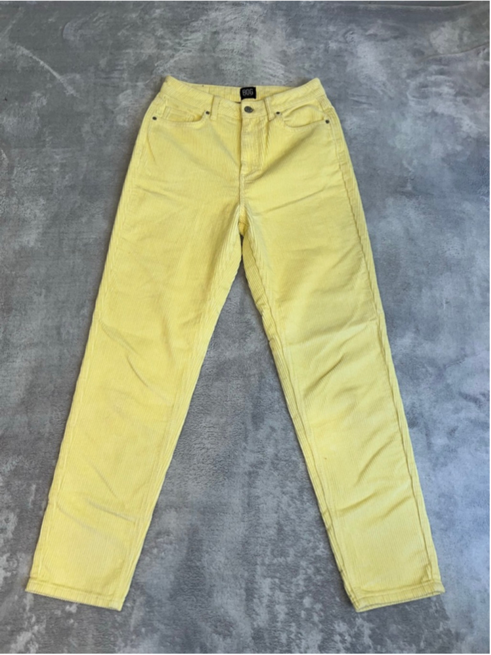 Women's BDG Urban Outfitters Yellow Corduroy Mom High-Rise Pants 27